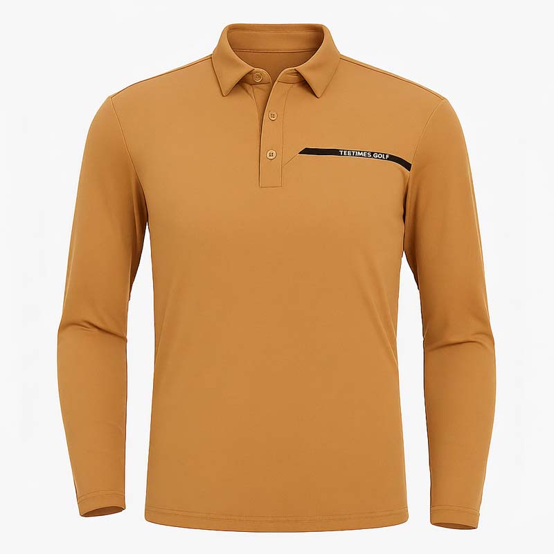 高爾夫男士長(zhǎng)袖POLO衫