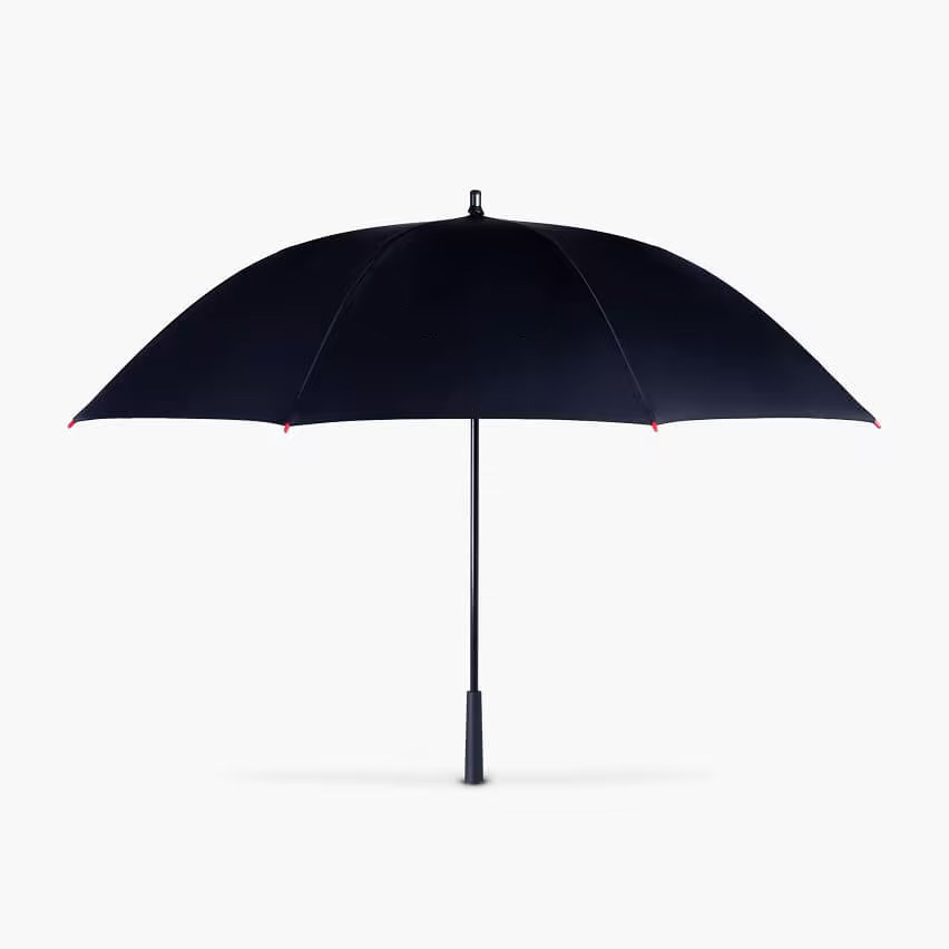 黑色防風(fēng)長柄傘